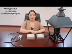 Lampu villa luar ruangan LED taman dengan driver garansi 5 tahun dan LED modular