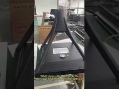 Lampu taman surya alumunium die-casting, tahan air IP65, desain berlian gaya baru.