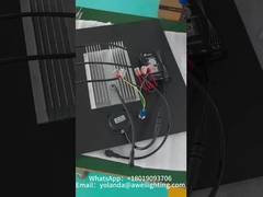 Lampu halaman bertenaga surya sudah dipasang dan siap untuk dikirim!