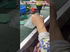 Uji kecerahan manik lampu taman aluminium die-casting.