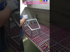 Aluminium die-casting LED taman ringan bungkus dan siap untuk pengiriman.