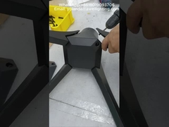 Pengaturan lampu kebun aluminium dan pengujian pencahayaan listrik.