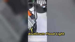 Lampu Sorot Aluminium Hitam 50W untuk Taman.