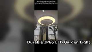 Lampu Taman Bertenaga Listrik Post Top 30W-100W Tahan Air IP66 Dan IK10 Dengan Garansi 5 Tahun.'