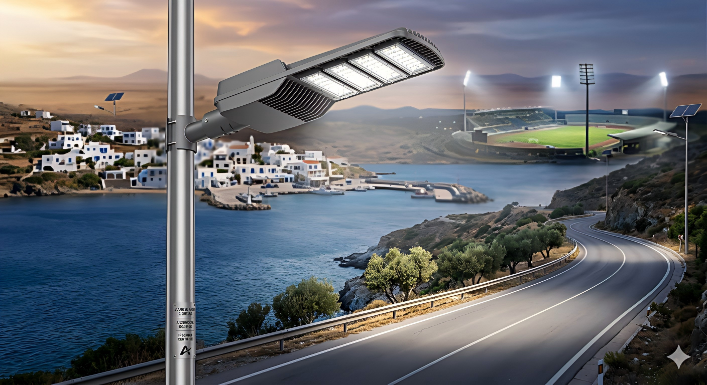 Blog perusahaan terbaru tentang Pengetahuan Industri: Jiangsu Awei Lighting Mendefinisikan Standar Anti Korosi Dengan Teknologi Lapisan AkzoNobel