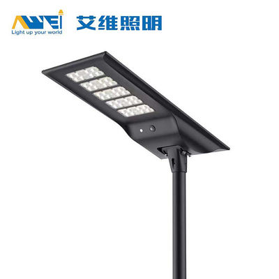 Beli Lampu jalan LED surya terintegrasi 60W dengan panel silikon monokristalin 18V 100W untuk area umum online manufacture