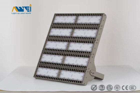 Beli Suhu Tinggi IP65 Outdoor Tercahaya Lampu Led Aluminium Hitam 400W 13000 lumen Lampu Led Banjir online manufacture