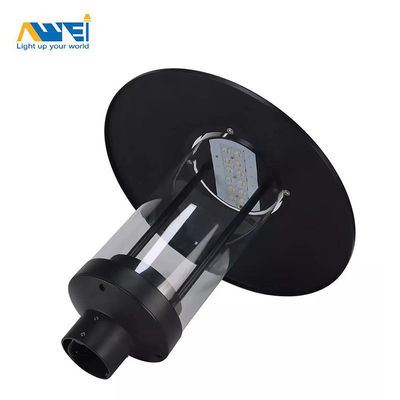 30W-80W Hitam Perumahan Lampu Taman Waterproof IP66 Kolom Seri Atas Lampu 5 Tahun Garansi Lampu Lapangan Untuk Jalan Dan Taman