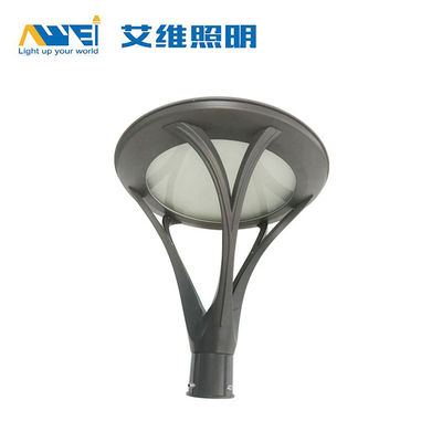 Lampu Tiang Taman LED Aluminium IP65 30W-110W Warna Perunggu Gelap 6500K untuk Taman.