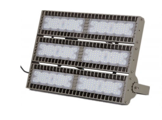 Suhu Tinggi IP65 Industri Lampu LED Banjir Aluminium Hitam 300W 13000 Lumens