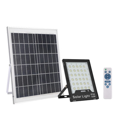 4-6 jam waktu pengisian daya remote control 100w-400w SOLAR LED lampu banjir digunakan di umum dan taman